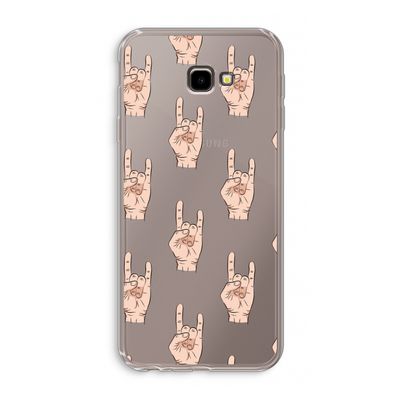 Rock: Samsung Galaxy J4 Plus Transparant Hoesje