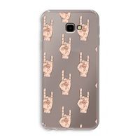 Rock: Samsung Galaxy J4 Plus Transparant Hoesje Rock: Samsung Galaxy J4 Plus Transparant Hoesje