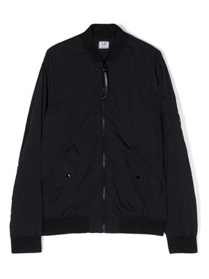 C.P. Company Kids veste bomber à fermeture zippée - Bleu