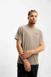 Under Armour Tech 2.0 T-Shirt Heren Taupe - Maat S - Kleur: Taupe | Soccerfanshop