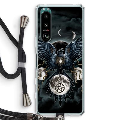 Sinister Wings: Sony Xperia 5 III Transparant Hoesje met koord