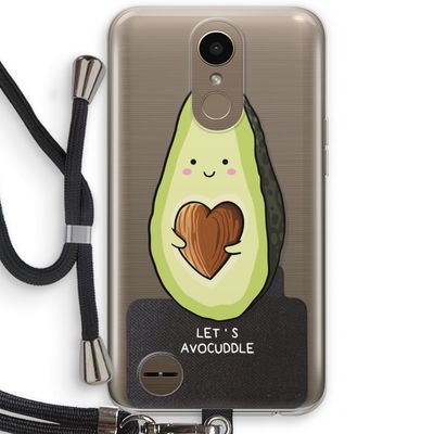 Avocuddle: LG K10 (2017) Transparant Hoesje met koord