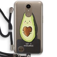Avocuddle: LG K10 (2017) Transparant Hoesje met koord Avocuddle: LG K10 (2017) Transparant Hoesje met koord