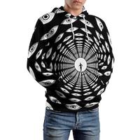 grafische herenmode 3D-print hoodie vakantie streetwear hoodies zwart hooded print fleece winter lente herfstdesigner sweatshirt met capuchon Lightinthebox