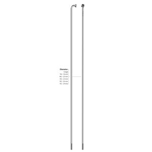 Roland Sapim spaak 13-220 leader rvs zonder nippel (100st)