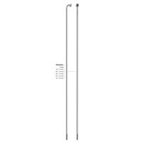 Roland Sapim spaak 13-220 leader rvs zonder nippel (100st)