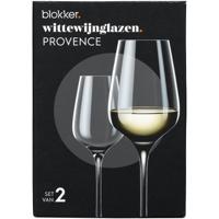 Blokker Provence witte wijnglazen - set van 2