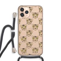 Tijger: iPhone 11 Pro Transparant Hoesje met koord