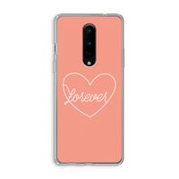 Forever heart: OnePlus 8 Transparant Hoesje
