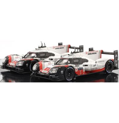 IXO set - Porsche 919 Hybrid - #2 Winner 24h Le Mans 2017 (Bernhard/Hartley/Bamber) & #1 24h Le Mans 2017 (Jani/Tandy/Lotterer) 1:43