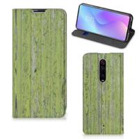 Xiaomi Mi 9T Pro Book | Wallet Case | Green Wood