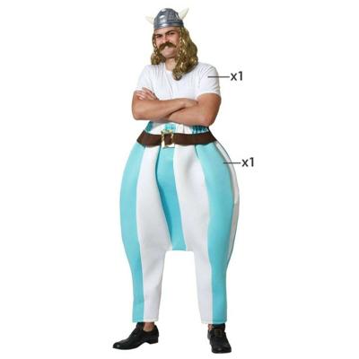 Kostuums voor Volwassenen Viking Man Blauw Maat M/L