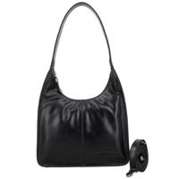 Hide & stitches porto leren schoudertas-Black