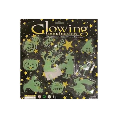 Halloween Glow In The Dark Figuren 12 st. - Buitengewoon de boet