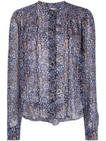 MARANT ÉTOILE chemise Noeline à fleurs - Bleu