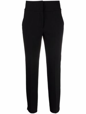 Peserico pantalon slim à taille haute - Noir