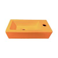 Best Design farnetta fontein rechts 37 x 18 x 9 cm mat-oranje oranje mat 4016690 - thumbnail