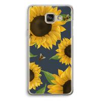 Sunflower and bees: Samsung Galaxy A5 (2016) Transparant Hoesje