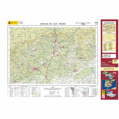 Topografische kaart 578 MT50 Arenas de San Pedro | CNIG - Instituto Geográfico Nacional1