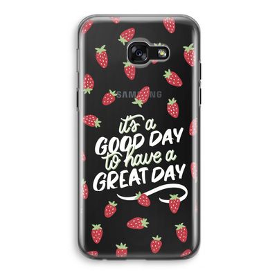 Don't forget to have a great day: Samsung Galaxy A5 (2017) Transparant Hoesje