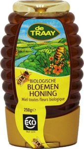 Bloemenhoning knijpfles bio