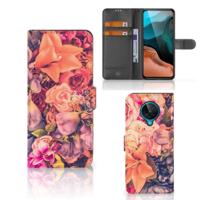 Xiaomi Poco F2 Pro Hoesje Bosje Bloemen | Portemonnee hoesje