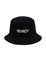 Off-White Kids bob à logo imprimé - Noir