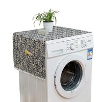 55x130cm huishoudelijke wasmachine stof cover keuken koelkast stofdichte cover (blauw en wit porselein)