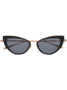 VALENTINO GARAVANI EYEWEAR lunettes de soleil Rockstud à monture papillon - Or