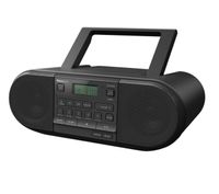 Panasonic RX-D552E-K Radio/CD-speler VHF (FM), DAB+ DAB+, FM, Bluetooth, CD, USB, AUX Incl. afstandsbediening Zwart - thumbnail