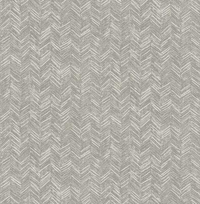 Dutch Wallcoverings Euphorie - Visgraat - Beige/Zilver