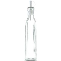 Zeller Azijnfles of Oliefles - glas - 270 ml - schenktuit - Doseerflessen voor op tafel   -