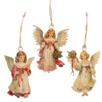 Boltze Home kersthanger engel 8x11cm