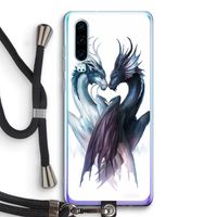 Yin Yang Dragons: Huawei P30 Transparant Hoesje met koord