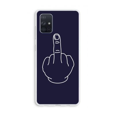 F**k U: Galaxy A71 Transparant Hoesje