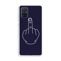 F**k U: Galaxy A71 Transparant Hoesje