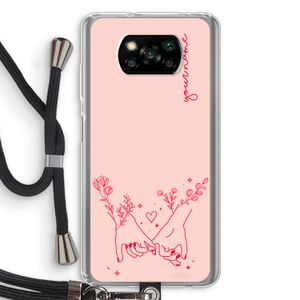 Best Friends: Xiaomi Poco X3 NFC Transparant Hoesje met koord