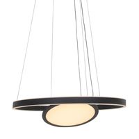 Steinhauer Hanglamp Ringlux  2 lichts Ø 60 cm zwart - thumbnail