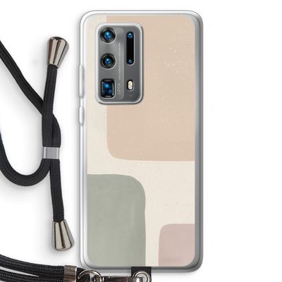 Geo #7: Huawei P40 Pro Plus Transparant Hoesje met koord
