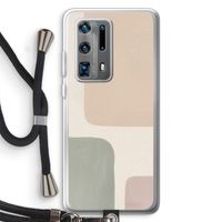 Geo #7: Huawei P40 Pro Plus Transparant Hoesje met koord