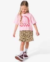 HEMA Kinderrok Plisse Luipaard Bruin (bruin)