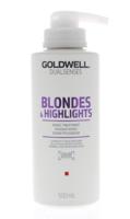 Goldwell Dualsenses Blondes & Highlights 60sec Treatment Masker 500ml | Voor Blond Haar