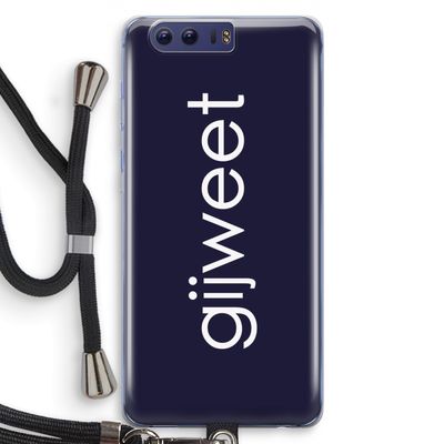 Gijweet: Honor 9 Transparant Hoesje met koord