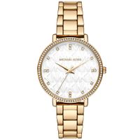 Michael Kors MK4666 Horloge Pyper alloy goudkleurig-wit 38 mm