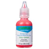 Scribbles • 3d textielverf glanzend 29,5ml dieprood