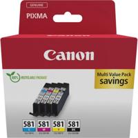 Canon inktcartridge CLI-581, 200 - 250 pagina&apos;s, OEM 2103C006, 4 kleuren