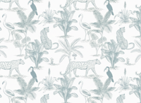 Dieren behang sober tropische dieren