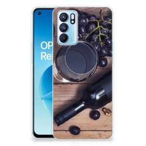 OPPO Reno 6 5G Siliconen Case Wijn