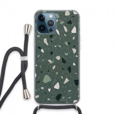Terrazzo N°19: iPhone 13 Pro Max Transparant Hoesje met koord