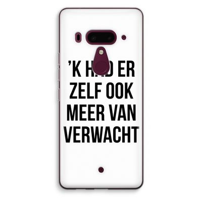 Meer verwacht: HTC U12+ Transparant Hoesje
